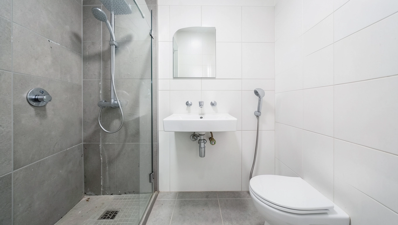 Robocizna za remont łazienki 4m²